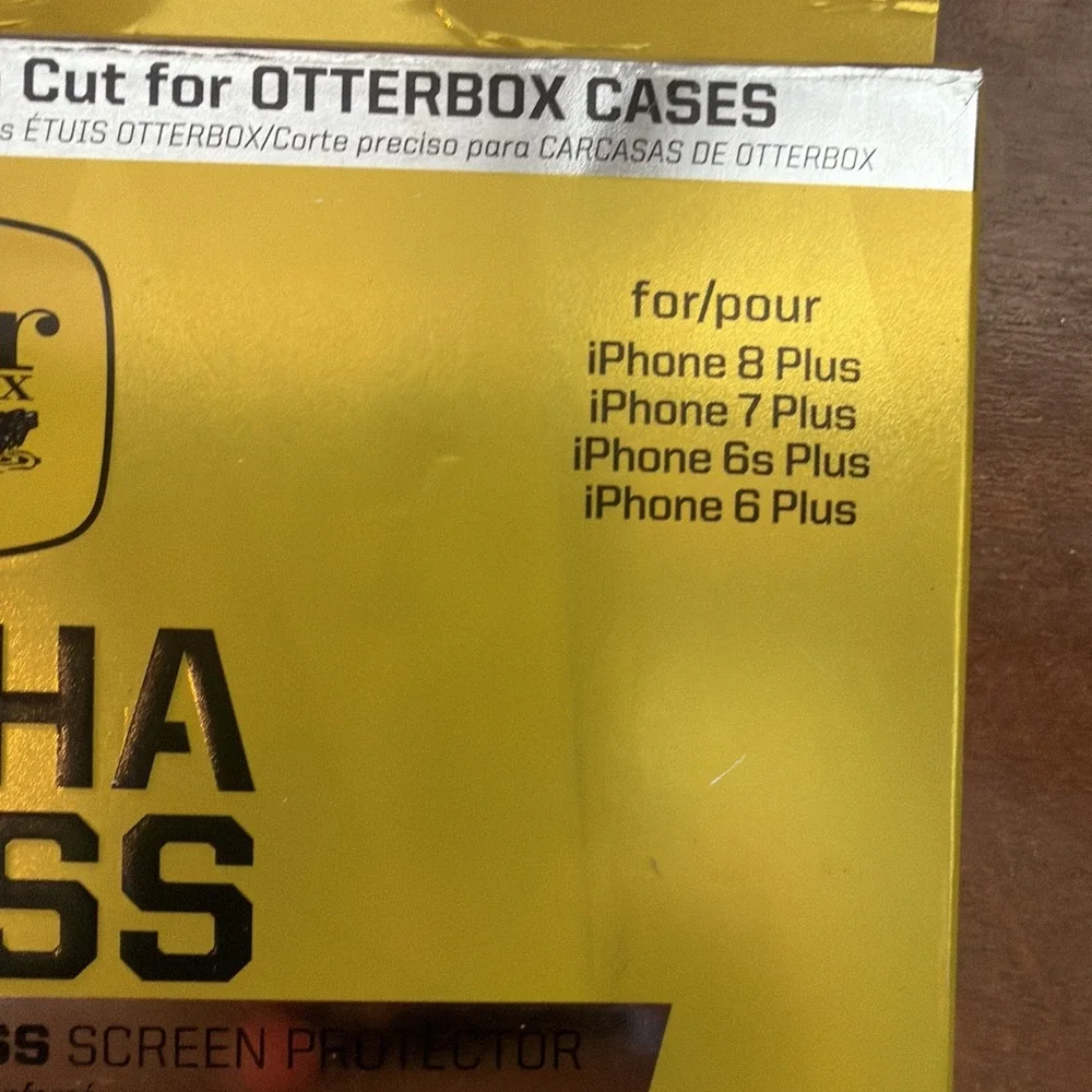 OtterBox ALPHA GLASS SERIES Screen Protector for iPhone 8 Plus/7 Plus/6s Plus VA